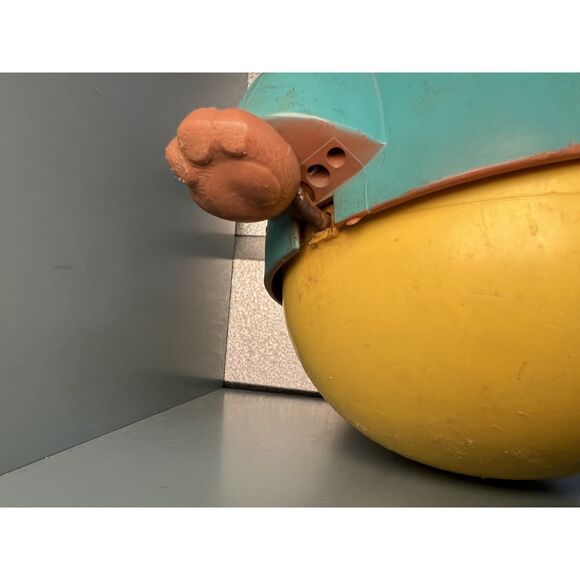 Vintage 1969 Fisher Price Roly Poly Bear Toy – Rolling Wobbly Bear Collectible - Picture 8 of 11